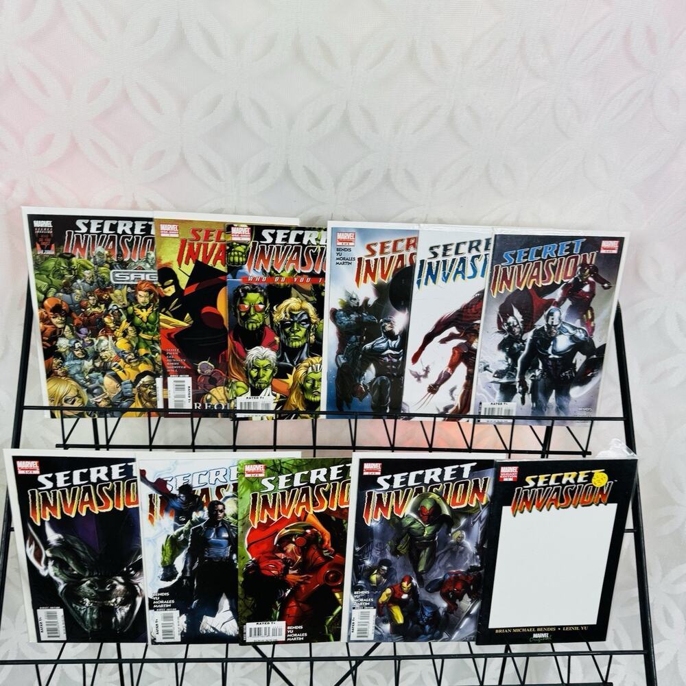 Secret Invasion #1 Blank Sketch 2-8 Who Do You Trust, Requiem &  Saga Lot Skrull